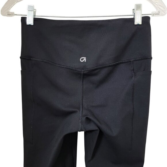 GapFit Size S Black Mid Rise Leggings / Yoga Pants, Excellent Used Condition - Picture 4 of 14